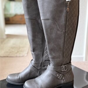 G by Guess GBG Haydin Gray Over the Knee “Riding” Style Boots